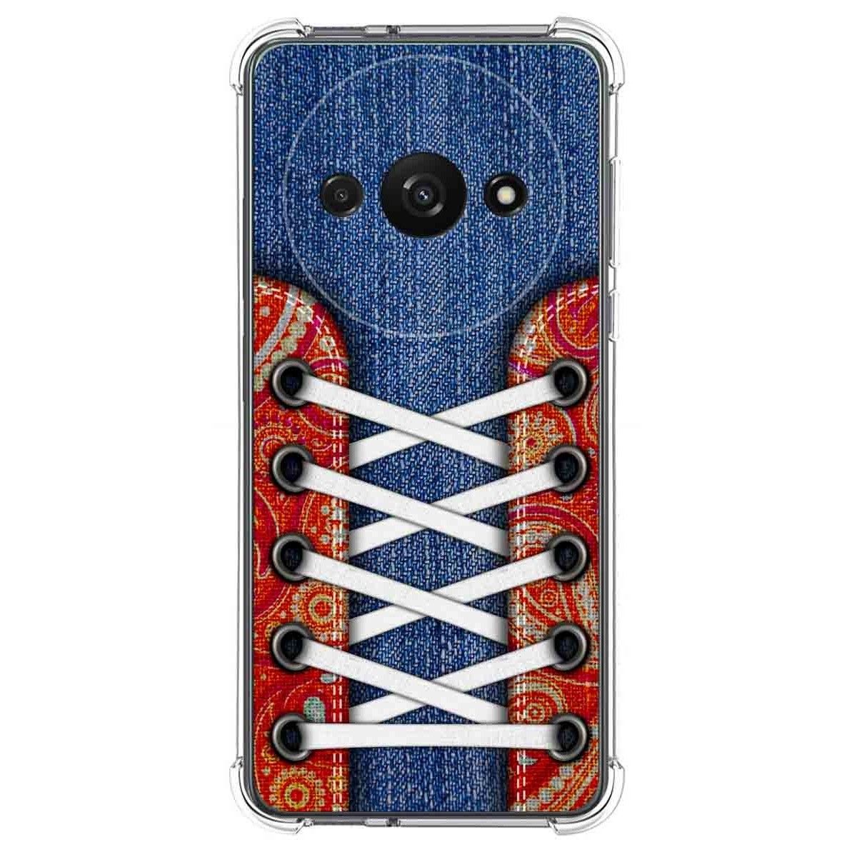 Funda Silicona Antigolpes para Xiaomi Redmi A3 diseño Zapatillas 11 Dibujos