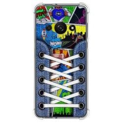 Funda Silicona Antigolpes para Xiaomi Redmi A3 diseño Zapatillas 14 Dibujos