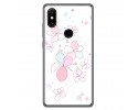 Funda Gel Tpu para Xiaomi Mi Mix 2S Diseño Flores Minimal Dibujos