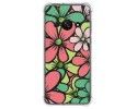 Funda Silicona Antigolpes para Xiaomi Redmi A3 diseño Flores 02 Dibujos