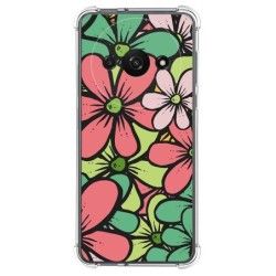 Funda Silicona Antigolpes para Xiaomi Redmi A3 diseño Flores 02 Dibujos