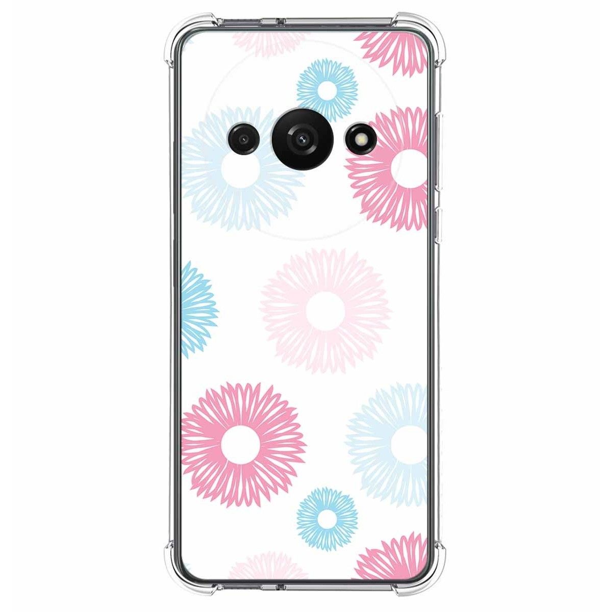Funda Silicona Antigolpes para Xiaomi Redmi A3 diseño Flores 06 Dibujos
