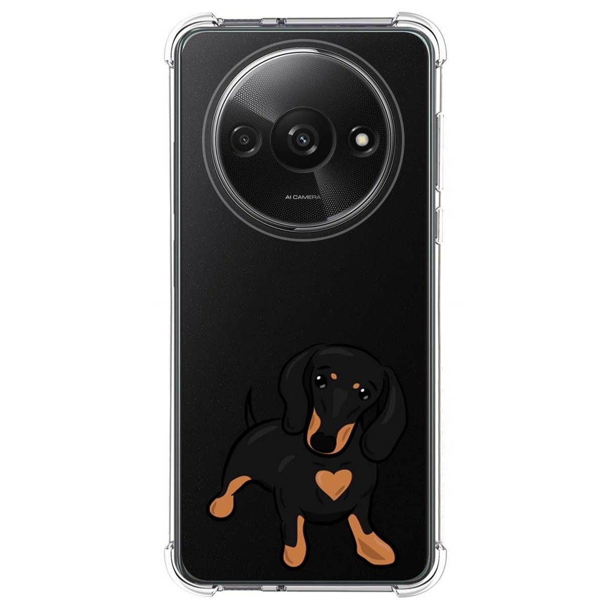 Funda Silicona Antigolpes para Xiaomi Redmi A3 diseño Perros 04 Dibujos