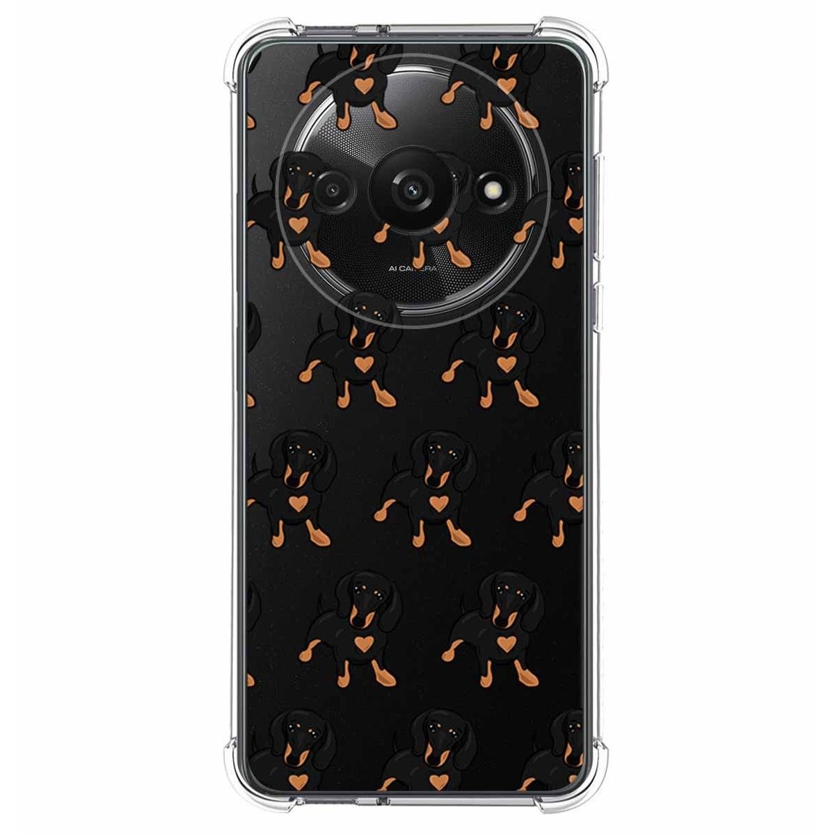 Funda Silicona Antigolpes para Xiaomi Redmi A3 diseño Perros 10 Dibujos