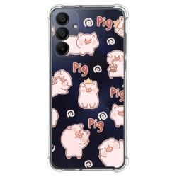 Funda Silicona Antigolpes para Samsung Galaxy S24 5G diseño Cerdos Dibujos