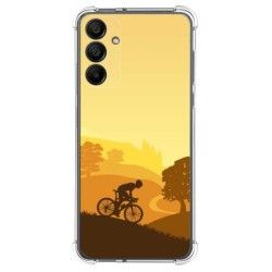Funda Silicona Antigolpes para Samsung Galaxy S24 5G diseño Ciclista Dibujos