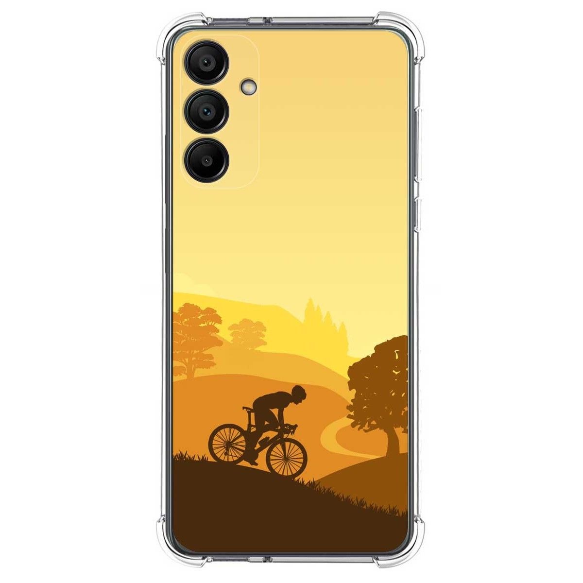 Funda Silicona Antigolpes para Samsung Galaxy S24 5G diseño Ciclista Dibujos