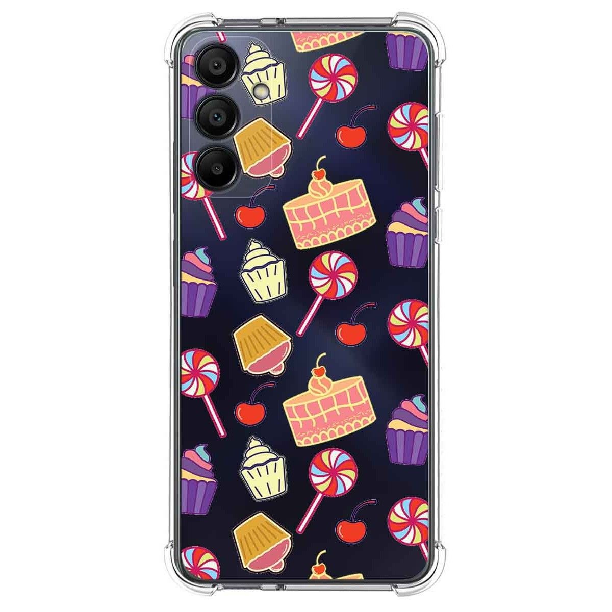 Funda Silicona Antigolpes para Samsung Galaxy S24 5G diseño Dulces 01 Dibujos
