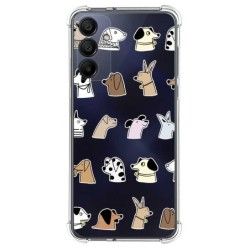 Funda Silicona Antigolpes para Samsung Galaxy S24 5G diseño Perros Dibujos