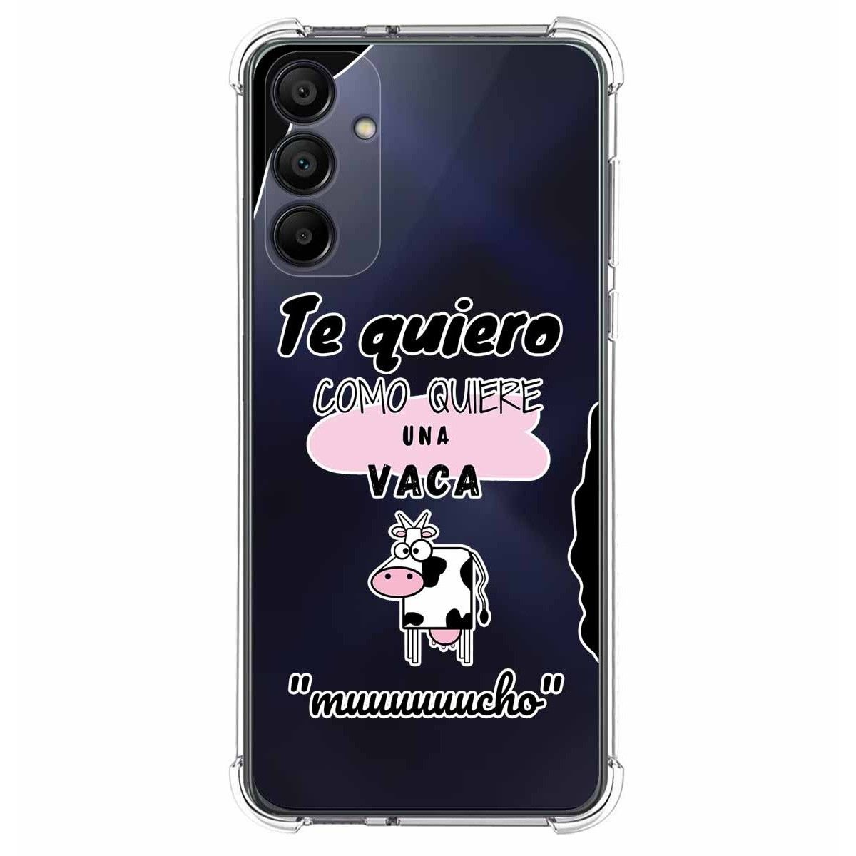 Funda Silicona Antigolpes para Samsung Galaxy S24 5G diseño Vaca Dibujos