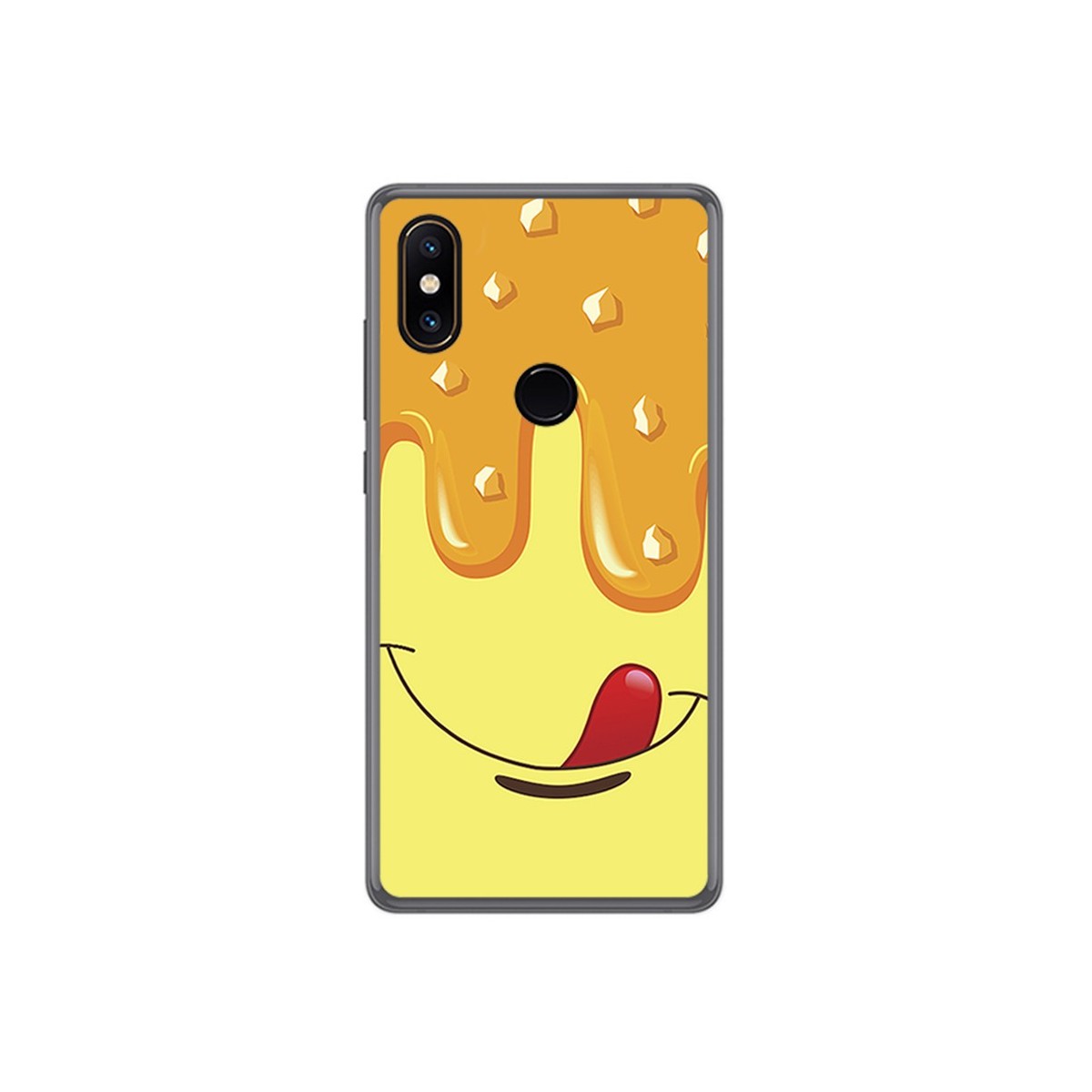 Funda Gel Tpu para Xiaomi Mi Mix 2S Diseño Helado Vainilla Dibujos