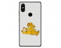 Funda Gel Tpu para Xiaomi Mi Mix 2S Diseño Leones Dibujos