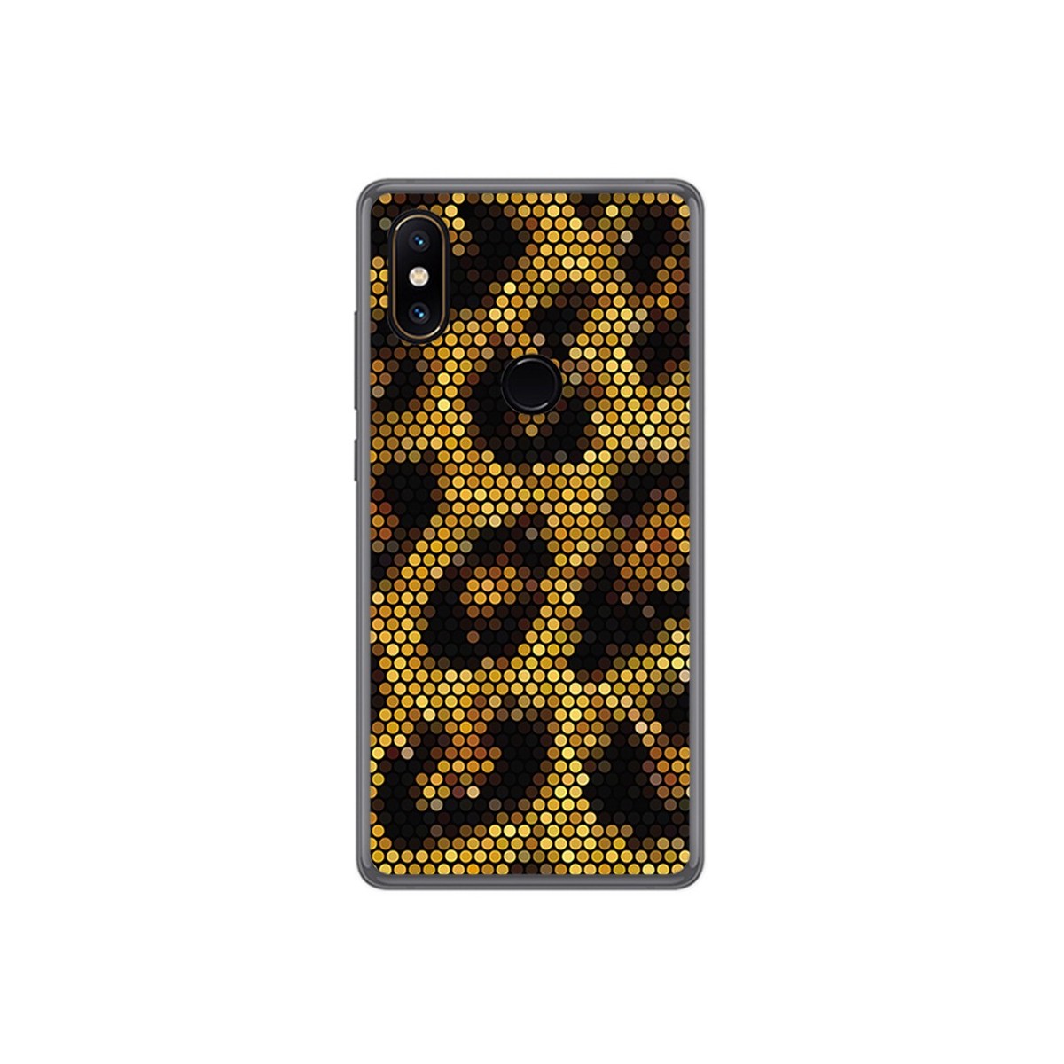 Funda Gel Tpu para Xiaomi Mi Mix 2S Diseño Leopardo Dibujos