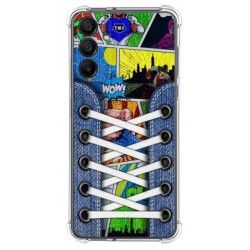 Funda Silicona Antigolpes para Samsung Galaxy S24+ Plus 5G diseño Zapatillas 14 Dibujos