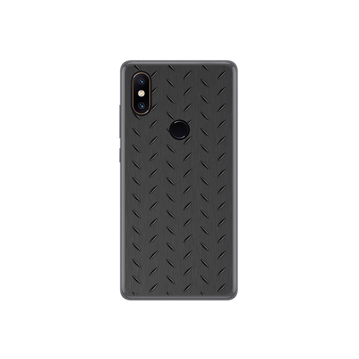 Funda Gel Tpu para Xiaomi Mi Mix 2S Diseño Metal Dibujos
