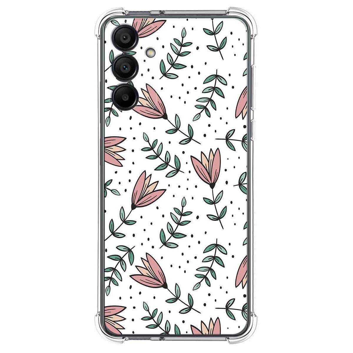 Funda Silicona Antigolpes para Samsung Galaxy S24+ Plus 5G diseño Flores 01 Dibujos