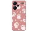 Funda Silicona Líquida Rosa para Xiaomi Redmi Note 13 Pro+ Plus 5G diseño Cerdos Dibujos