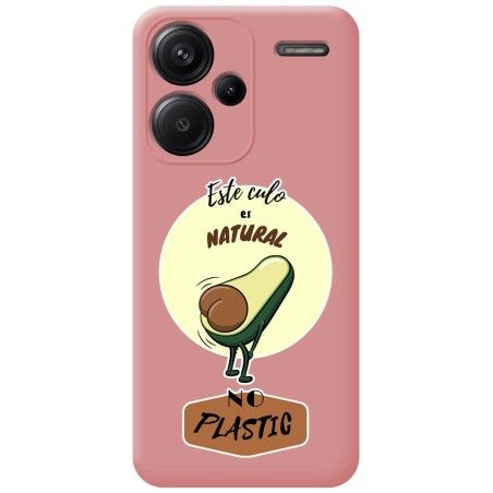 Funda Silicona Líquida Rosa para Xiaomi Redmi Note 13 Pro+ Plus 5G diseño Culo Natural Dibujos