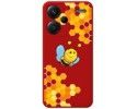 Funda Silicona Líquida Roja para Xiaomi Redmi Note 13 Pro+ Plus 5G diseño Abeja Dibujos