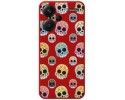 Funda Silicona Líquida Roja para Xiaomi Redmi Note 13 Pro+ Plus 5G diseño Catrina Dibujos