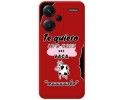 Funda Silicona Líquida Roja para Xiaomi Redmi Note 13 Pro+ Plus 5G diseño Vaca Dibujos