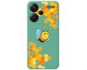 Funda Silicona Líquida Verde para Xiaomi Redmi Note 13 Pro+ Plus 5G diseño Abeja Dibujos