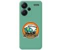Funda Silicona Líquida Verde para Xiaomi Redmi Note 13 Pro+ Plus 5G diseño Adventure Dibujos