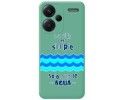 Funda Silicona Líquida Verde para Xiaomi Redmi Note 13 Pro+ Plus 5G diseño Agua Dibujos
