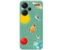 Funda Silicona Líquida Verde para Xiaomi Redmi Note 13 Pro+ Plus 5G diseño Espacio Dibujos