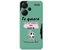 Funda Silicona Líquida Verde para Xiaomi Redmi Note 13 Pro+ Plus 5G diseño Vaca Dibujos
