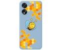 Funda Silicona Líquida Azul para Oppo A18 diseño Abeja Dibujos