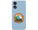 Funda Silicona Líquida Azul para Oppo A18 diseño Adventure Dibujos
