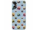 Funda Silicona Líquida Azul para Oppo A18 diseño Catrina Dibujos