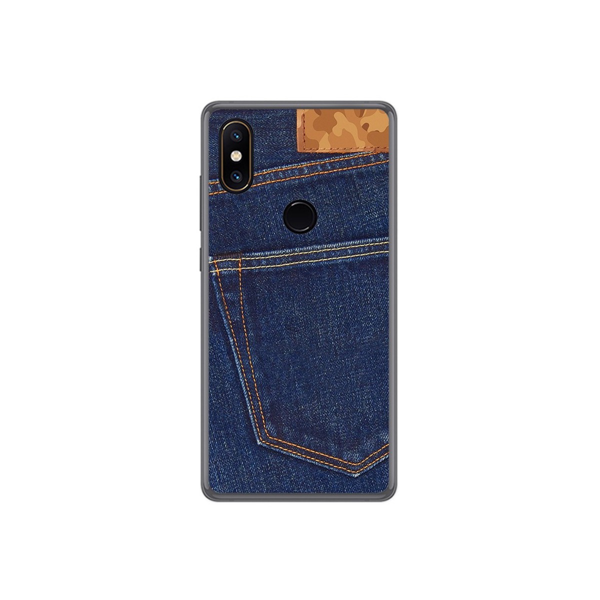 Funda Gel Tpu para Xiaomi Mi Mix 2S Diseño Vaquero Dibujos