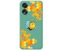 Funda Silicona Líquida Verde para Oppo A18 diseño Abeja Dibujos