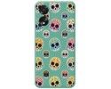 Funda Silicona Líquida Verde para Oppo A18 diseño Catrina Dibujos
