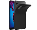 Funda Gel Tpu Tipo Mate Negra para Huawei P20