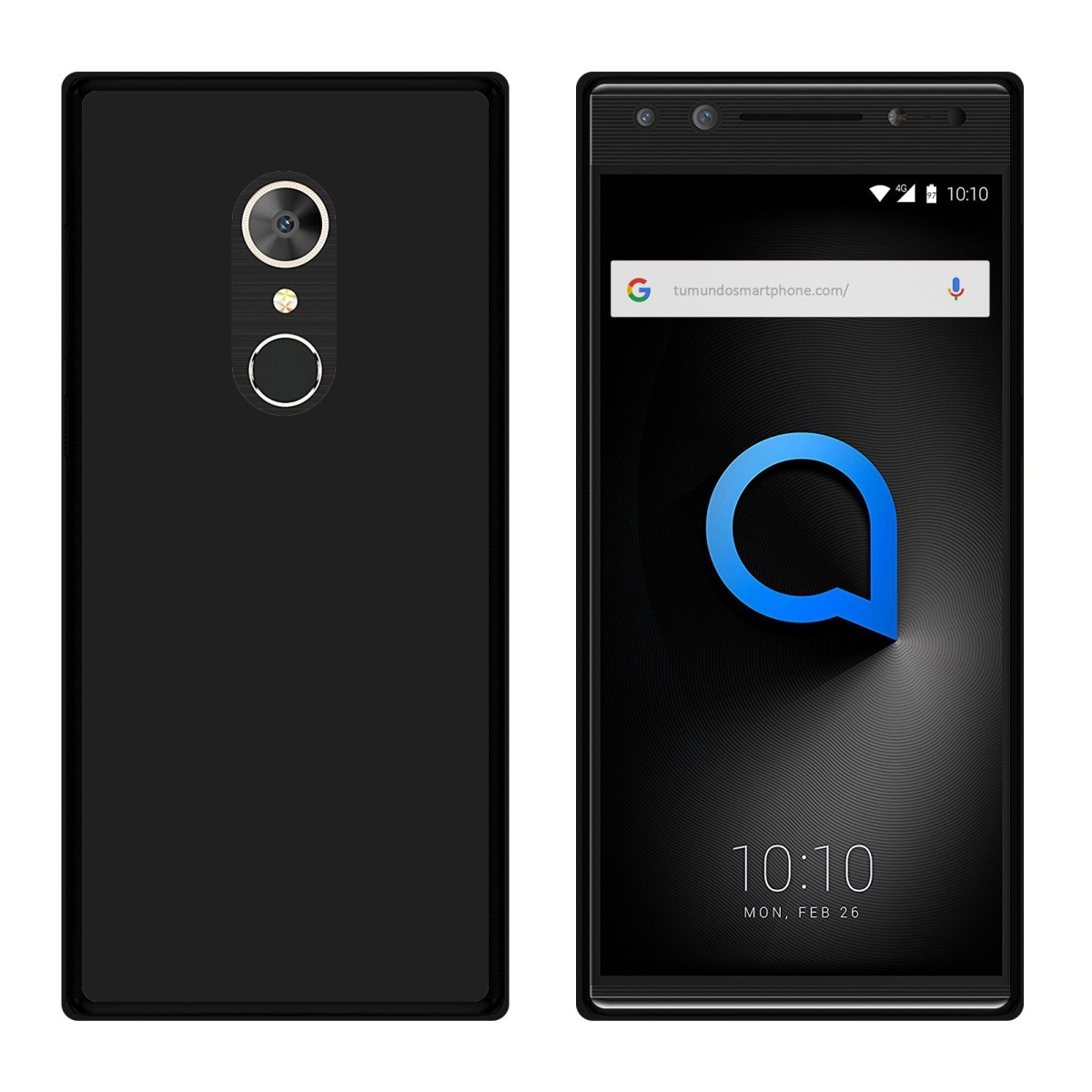 Funda Gel Tpu para Alcatel 5 Color Negra