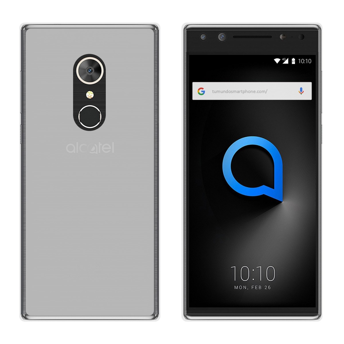 Funda Gel Tpu para Alcatel 5 Color Transparente