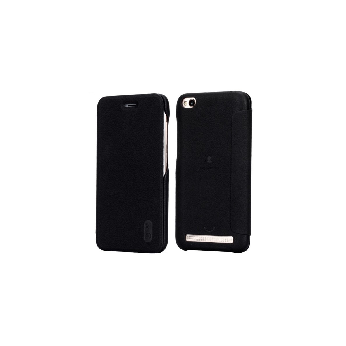 Funda Piel Flip Negra Marca Lenuo para Xiaomi Redmi 5A 5"