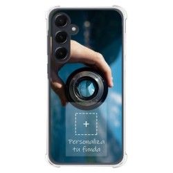 Personaliza tu Funda Silicona AntiGolpes Transparente con tu Fotografía para Samsung Galaxy A35 5G Dibujo Personalizada