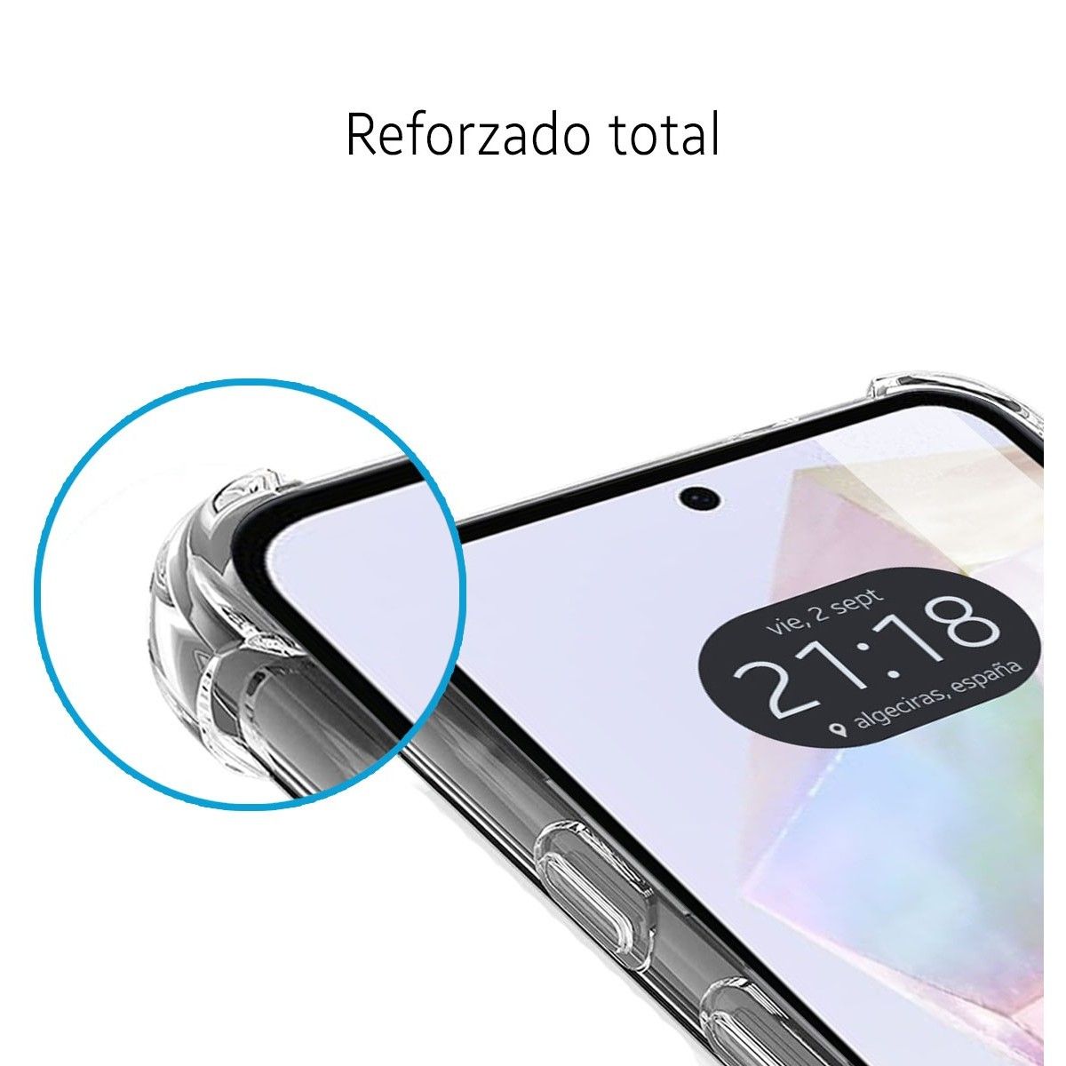 Funda Silicona Antigolpes Transparente para Samsung Galaxy A35 5G