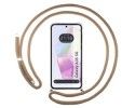 Funda Colgante Transparente para Samsung Galaxy A35 5G con Cordon Camel