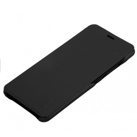 Funda Piel Flip Negra Marca Lenuo para Xiaomi Redmi Note 5 / Note 5 Pro