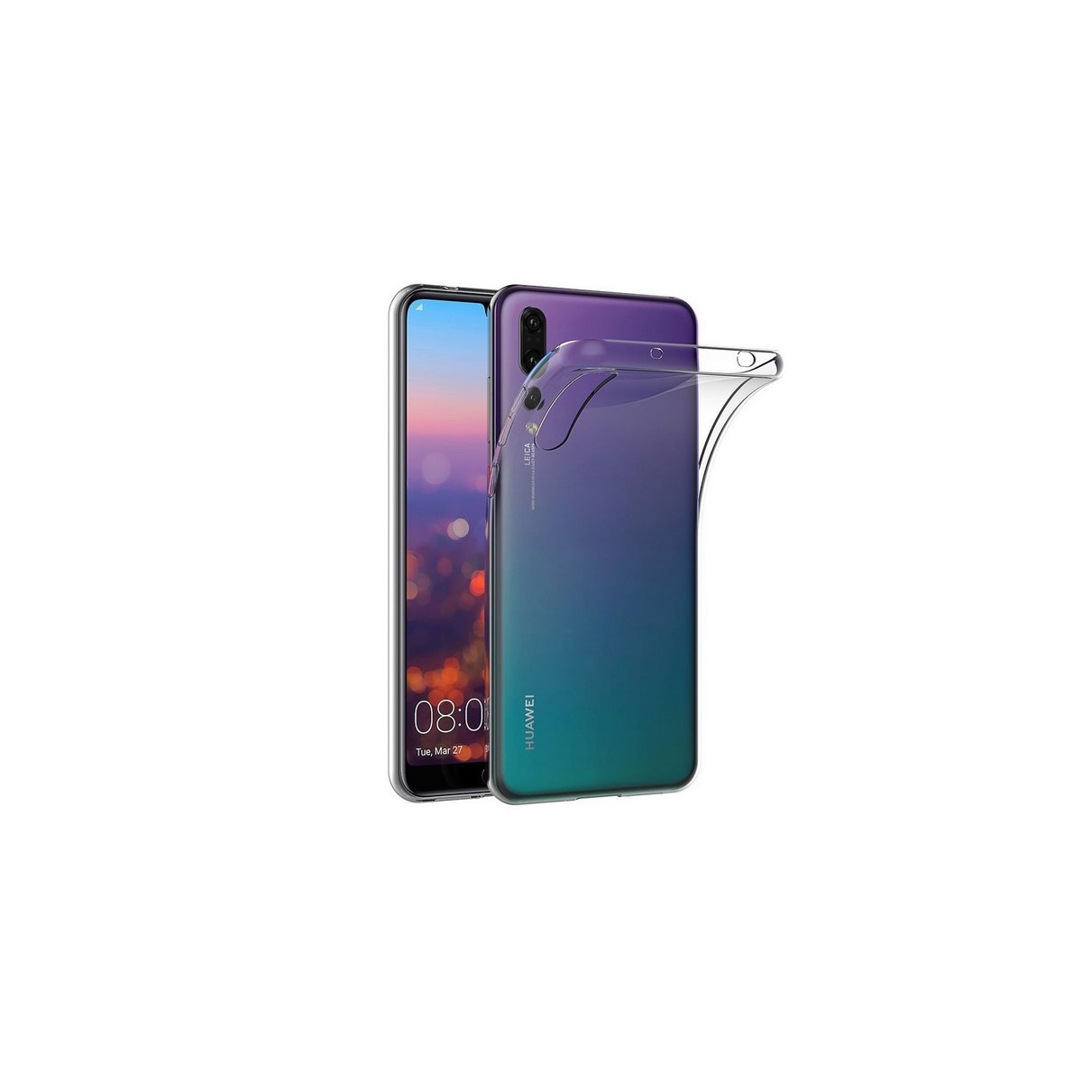 Funda Gel Tpu Fina Ultra-Thin 0,5mm Transparente para Huawei P20 Pro