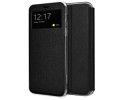 Funda Libro Soporte con Ventana para Samsung Galaxy A35 5G color Negra