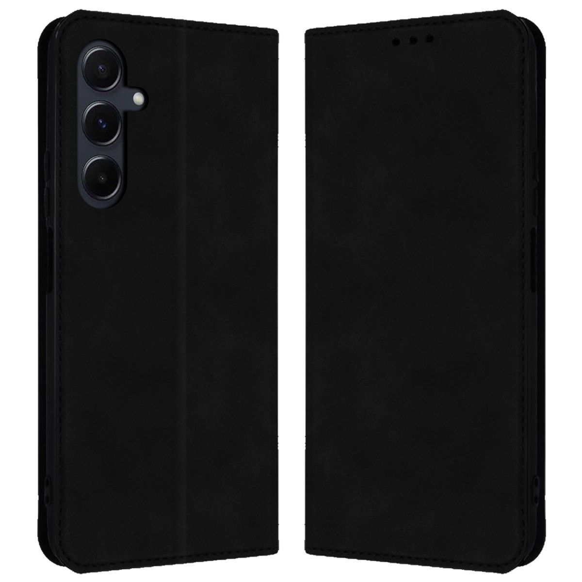 Funda Libro de Polipiel con tarjetero para Samsung Galaxy A35 5G color Negra