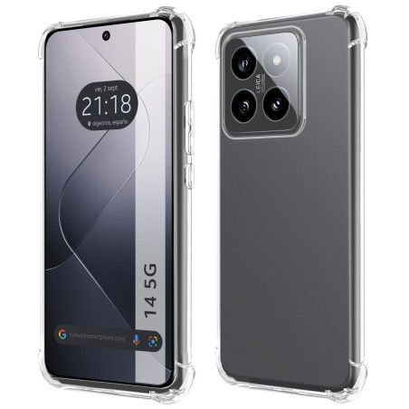 Funda Silicona Antigolpes Transparente para Xiaomi 14 5G