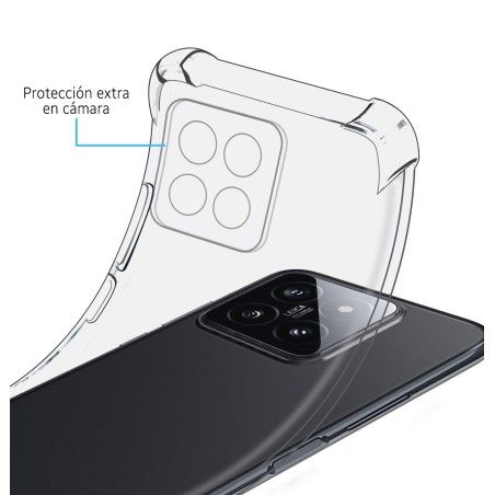 Funda Silicona Antigolpes Transparente para Xiaomi 14 5G