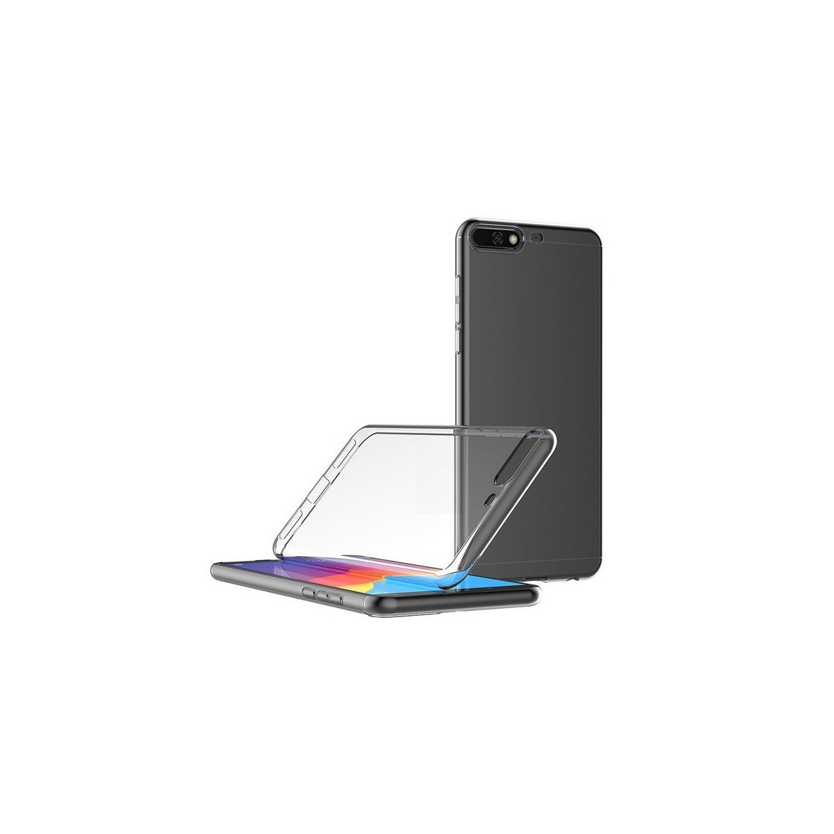 Funda Gel Tpu Fina Ultra-Thin 0,5mm Transparente para Huawei Honor 7A / Y6 2018